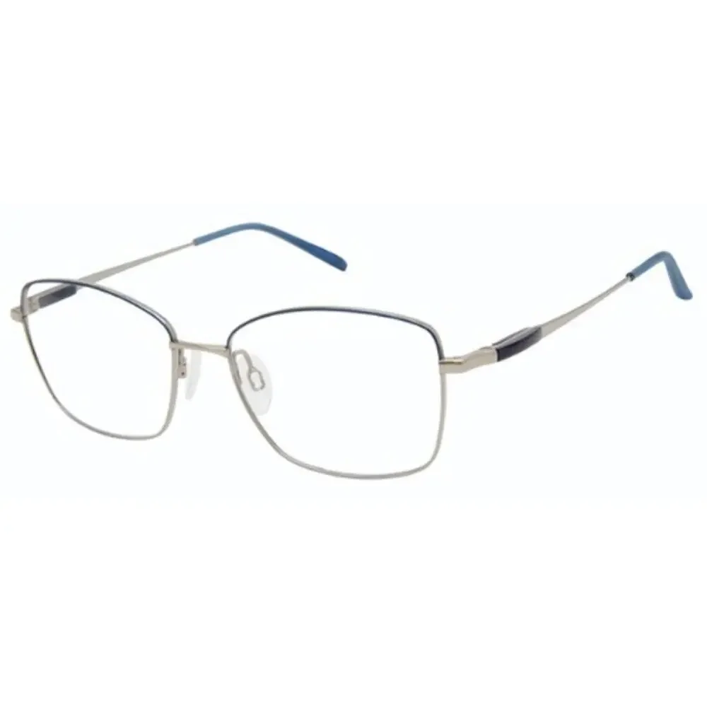 NEW Charmant Titanium TI 29216 blue Eyeglasses